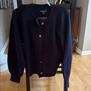 Black Button-Up Cardigan